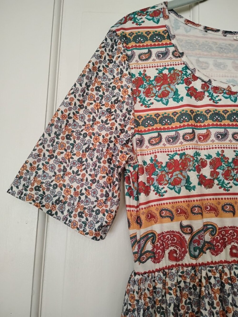 Paisley Ditsy Floral Knit Dress - Picture 3 of 6